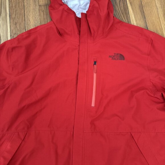 The North Face Men's Dryzzle Future-light Rain Jacket Coat Red Size XL - Picture 4 of 7
